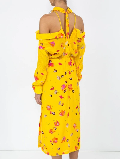 Shop Altuzarra Chiara Dress In Yellow