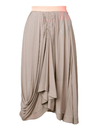 Shop Chloé Draped Midi Skirt