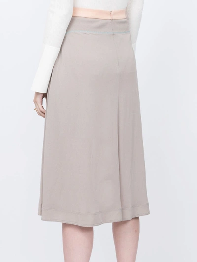 Shop Chloé Draped Midi Skirt