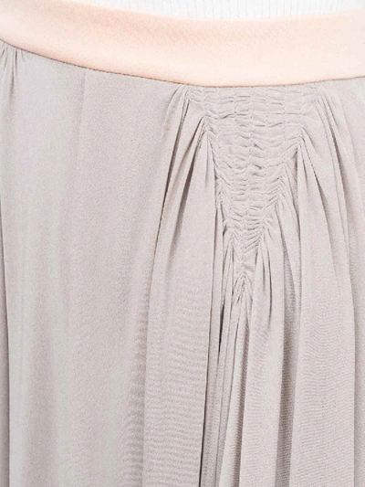 Shop Chloé Draped Midi Skirt