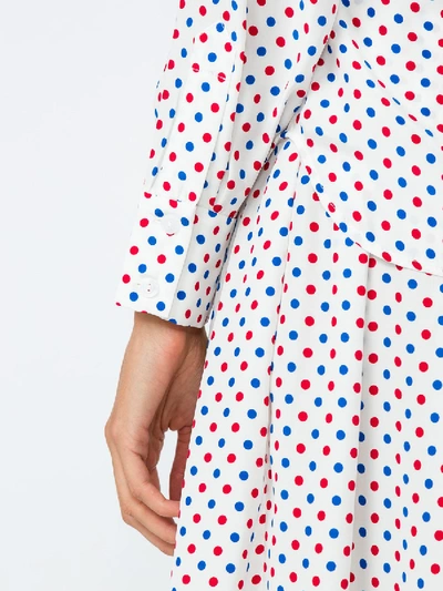 Shop Harley Viera-newton Cristina Polka Dot Blouse Multicolor