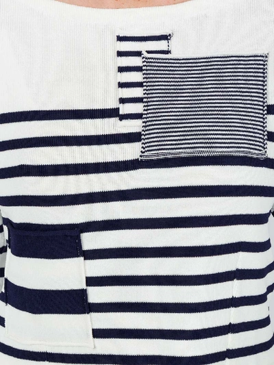 Shop Altuzarra Cousteau Striped Sweater In White