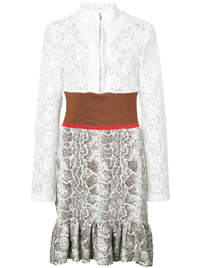 Shop Chloé Lace Patterned Dress