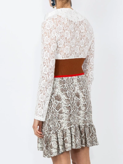 Shop Chloé Lace Patterned Dress