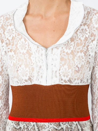 Shop Chloé Lace Patterned Dress