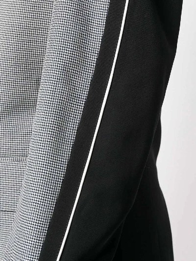 Shop Stella Mccartney Houndstooth Blazer Black & White