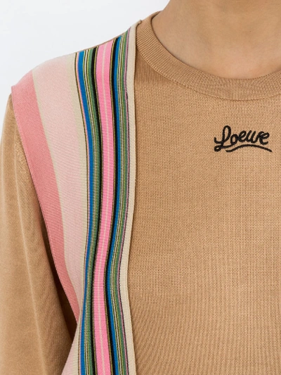 Shop Loewe Sweater Stripe Bands
