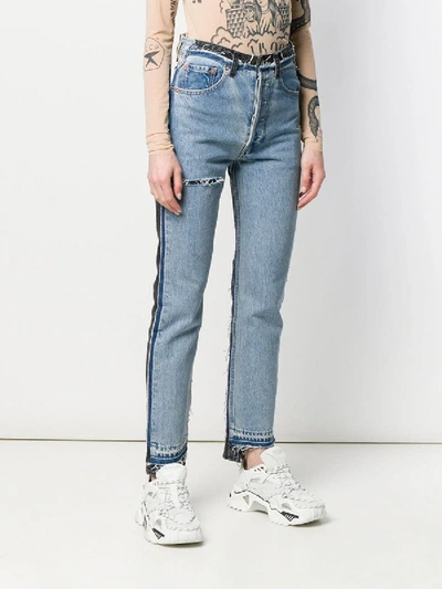 Shop Vetements Reworked Straight-leg Jeans