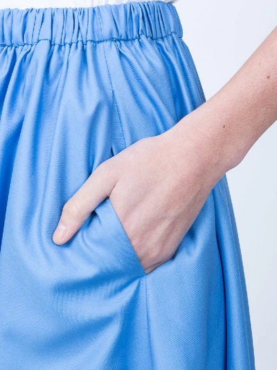 Shop Stella Mccartney Elasticated Waist Midi Skirt