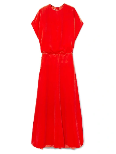 Shop Valentino Orange Gown