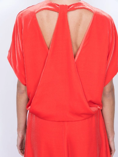Shop Valentino Orange Gown