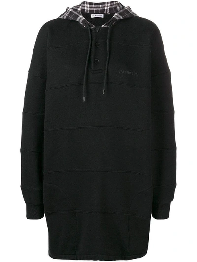 Shop Balenciaga Patchwork Hoodie