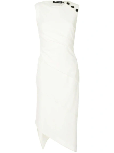 Shop Proenza Schouler Sleeveless Spiral Dress In White