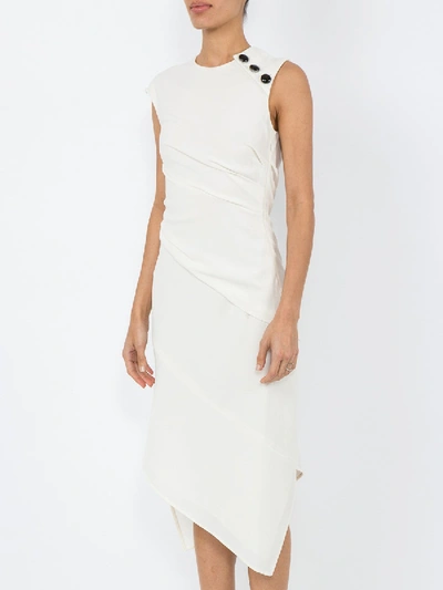 Shop Proenza Schouler Sleeveless Spiral Dress In White