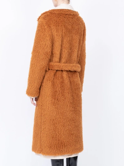 Shop Sies Marjan Wool Coat In Brown