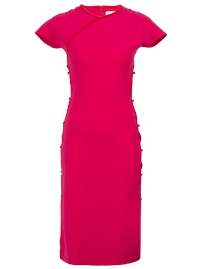 Shop Marcia Fushia Tchikiboum Dress In Pink