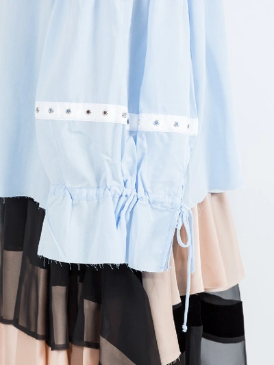 Shop Marques' Almeida Pirate Blouse Blue