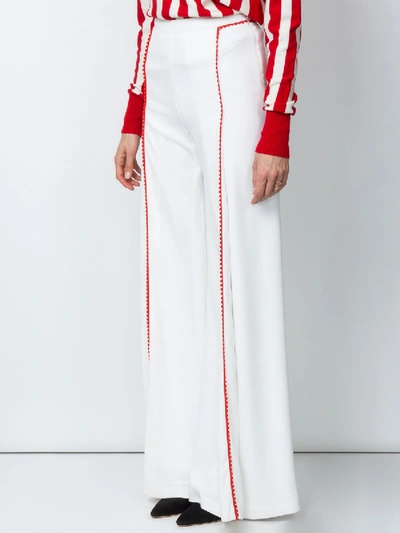 Shop Galvan High Waisted Side Stripe Trousers