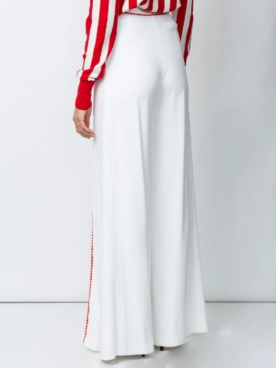 Shop Galvan High Waisted Side Stripe Trousers