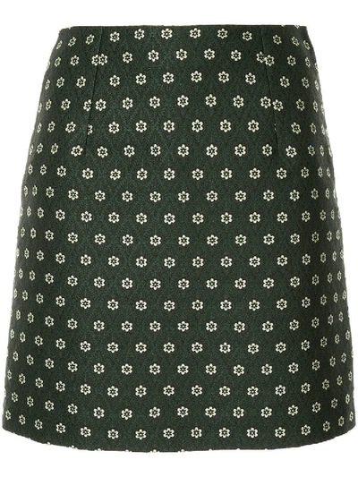 Shop Alexa Chung Jaquard Mini Skirt