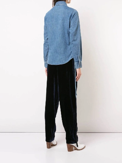 Shop Stella Mccartney Denim Shirt Blue