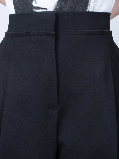 Shop Jw Anderson Black Wide Leg Trousers