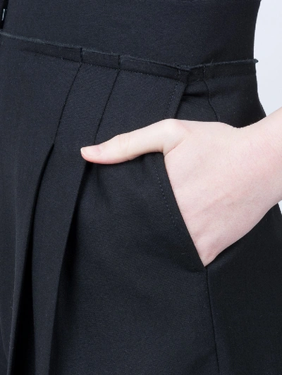 Shop Jw Anderson Black Wide Leg Trousers