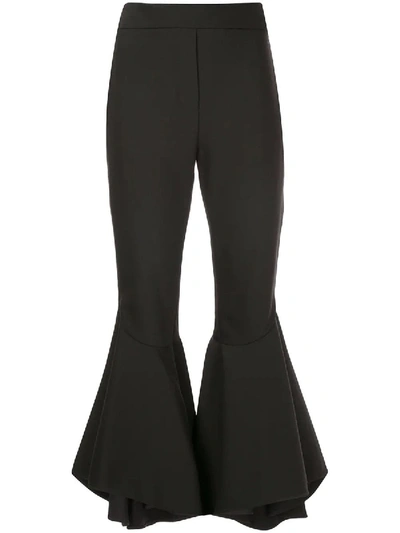 Shop Ellery Full Flare Cropped Trousers