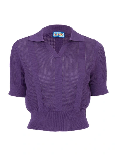 Shop Lhd Le Phare Polo, Purple Purple