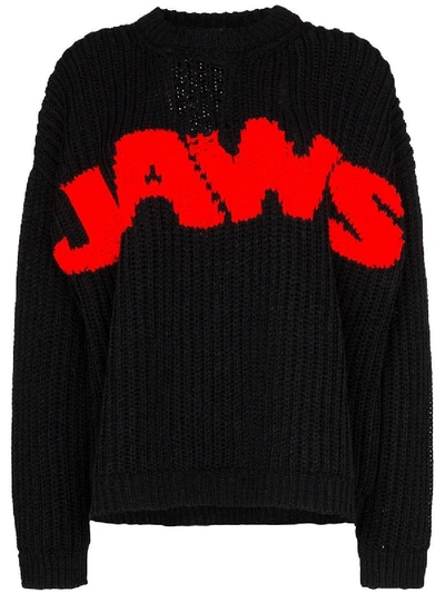 Shop Calvin Klein 205w39nyc Jaws Chunky Knit Jumper