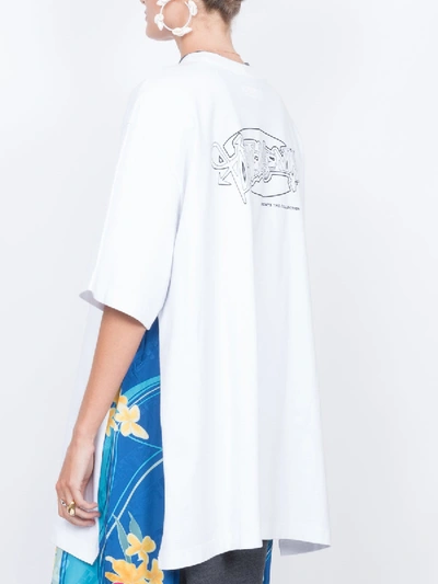Shop Vetements Open Sides T-shirt White