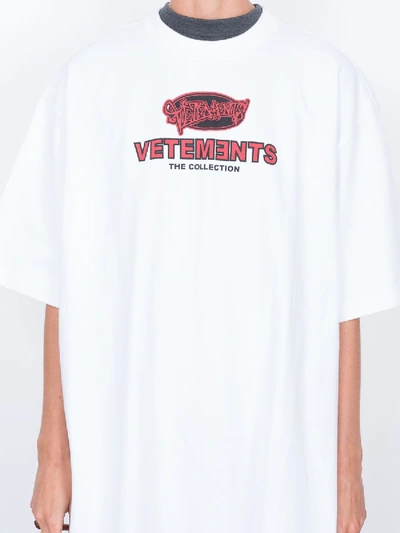 Shop Vetements Open Sides T-shirt White