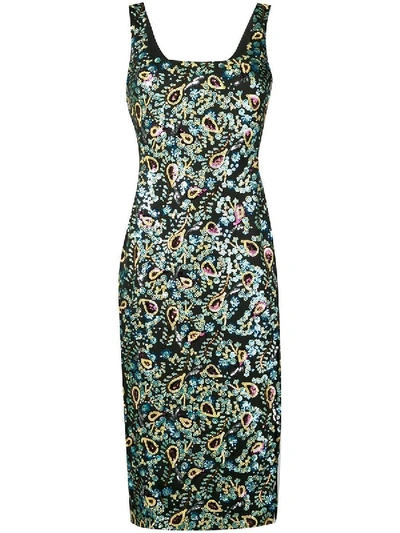 Shop Alexa Chung Sequin Embroidered Dress