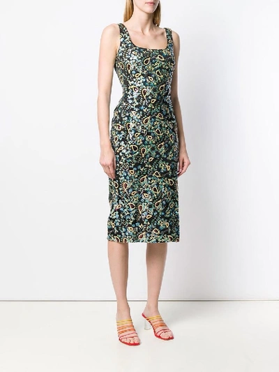 Shop Alexa Chung Sequin Embroidered Dress