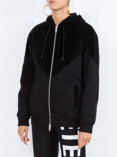 Shop Givenchy Zip Front Hoodie