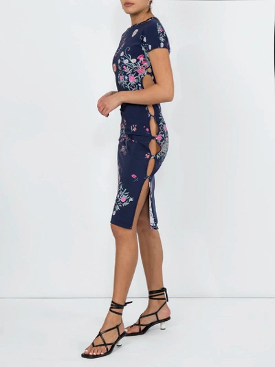 Shop Marcia Floral Tchikiboum Dress In Multicolor