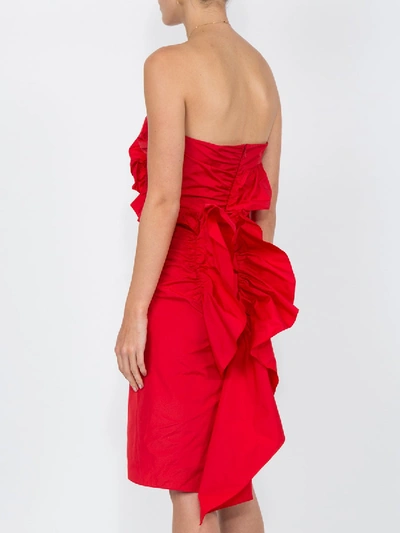 Shop Alexa Chung Ruched Strapless Dress