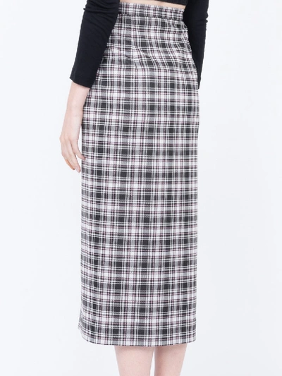 Shop Alexa Chung High-waist Plaid Skirt