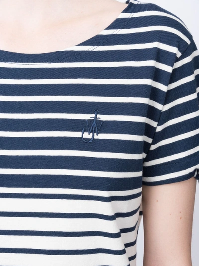 Shop Jw Anderson Stripe Knot T-shirt