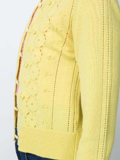 Shop Barrie Embroidered Button Cardigan