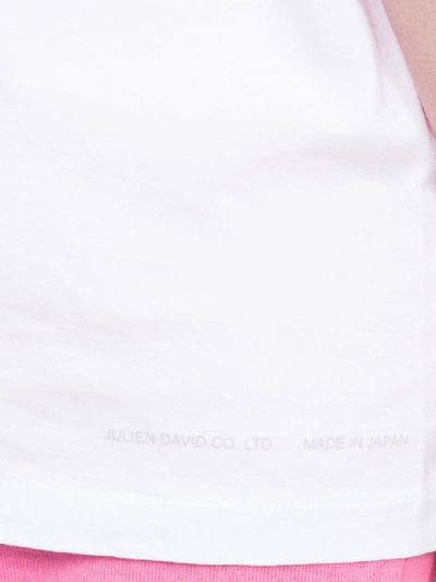 Shop Julien David Jazzy T-shirt In White