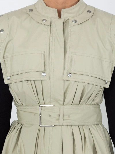 Shop Proenza Schouler Belted Trench Dress In Neutral