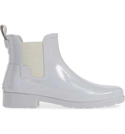 Shop Hunter Original Refined Chelsea Waterproof Rain Boot In Symbol