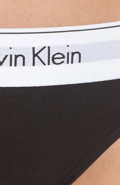 Shop Calvin Klein 'modern Cotton Collection' Cotton Blend Bikini In Black