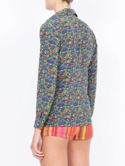 Shop Lhd Star Island Blouse In Multicolor