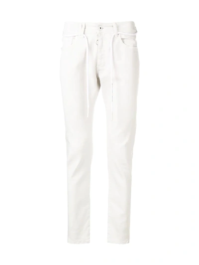 Shop Off-white Skinny Jeans In White