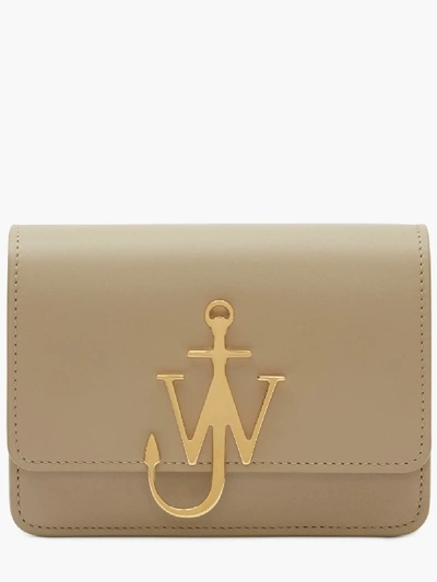 Shop Jw Anderson Anchor Logo Cross-body Bag In Grey