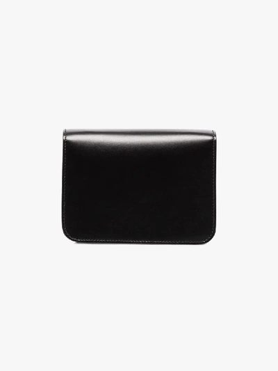 Shop Burberry Black Mini Monogram Shoulder Bag