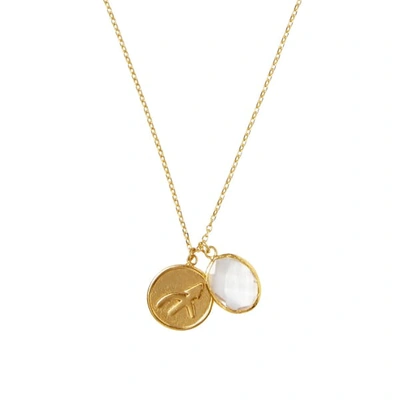Shop Ottoman Hands Scorpio Zodiac Necklace With Opal Charm