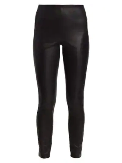 Shop Rag & Bone Simone Leather Pants In Black